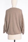 Brunello Cucinelli Cashmere sweater with adjustable grosgrain ribbon