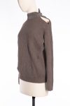 Brunello Cucinelli Cashmere sweater with choker collar