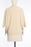 Brunello Cucinelli Cashmere sweater with monili hanging swing beaded fringe