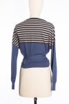 Brunello Cucinelli Cashmere belted striped cardigan 