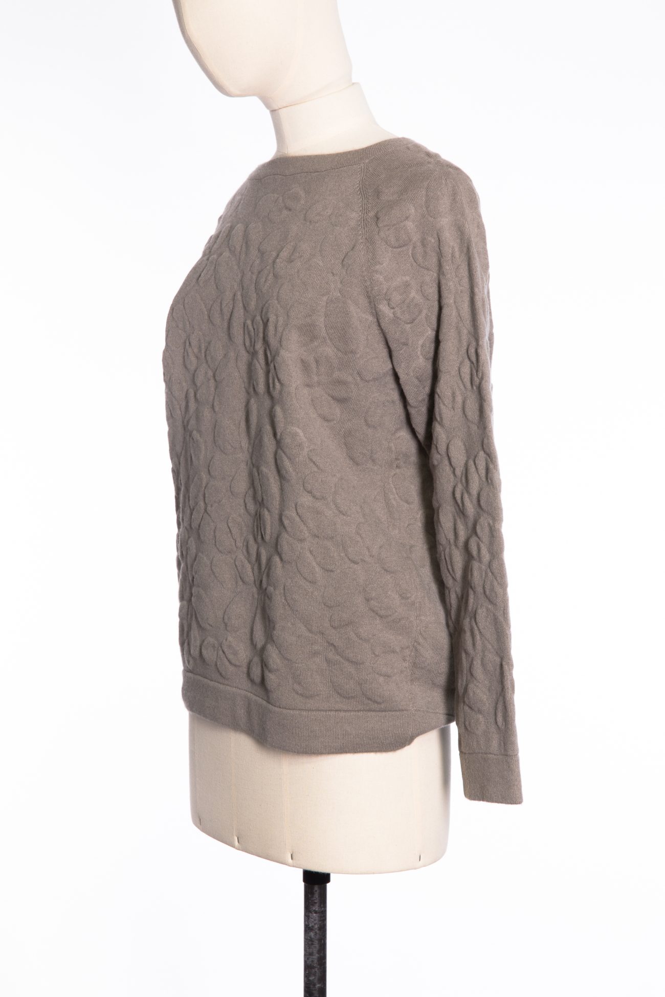 Brunello CucinelliCashmere sweater with floral print