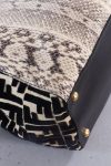 Fendi 2Jours python Zucca velvet bag