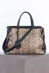 Fendi 2Jours python Zucca velvet bag