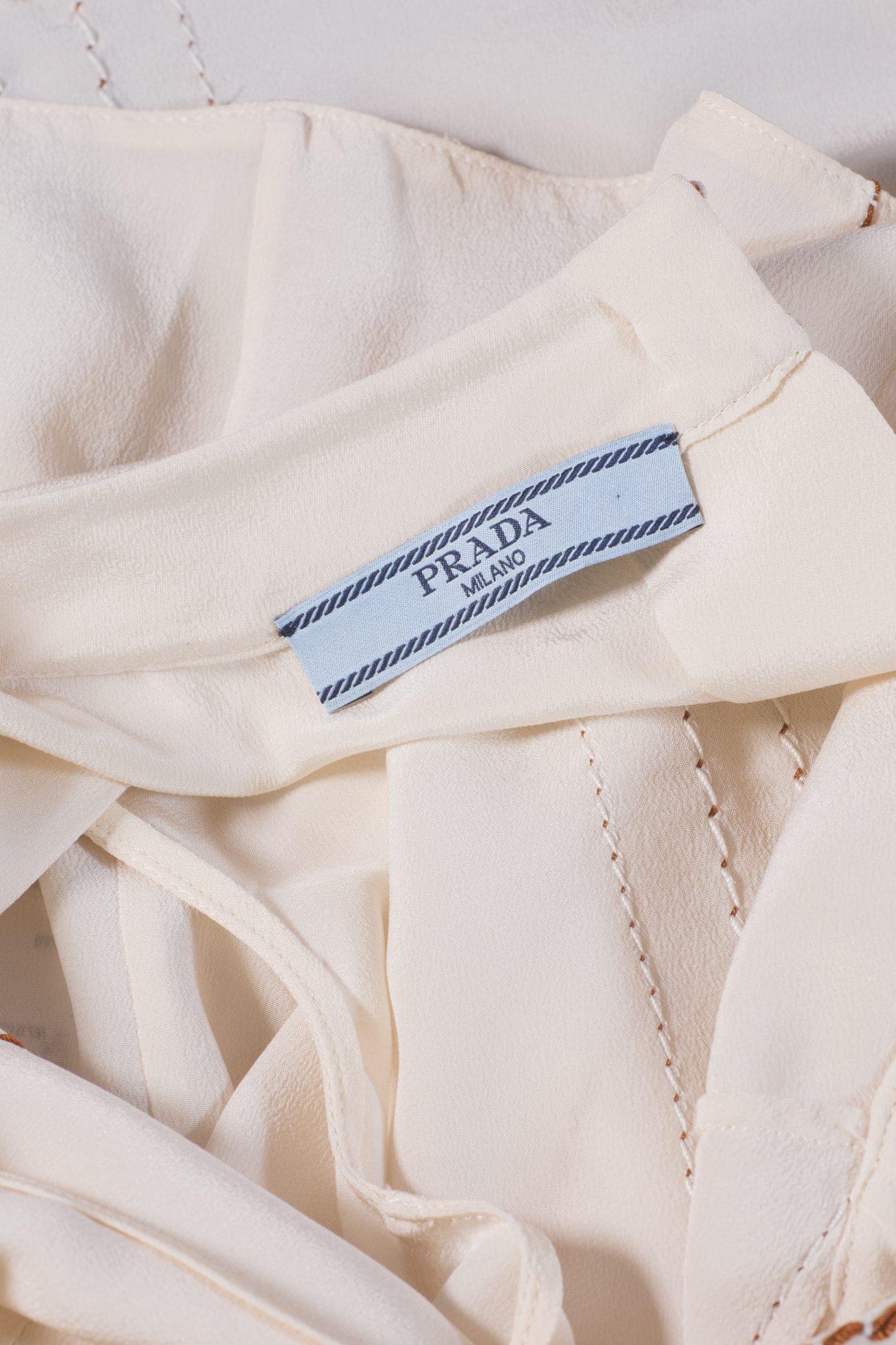 Prada Sleeveless silk blouse