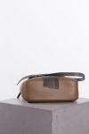 Brunello Cucinelli Brown leather bag with monili beads