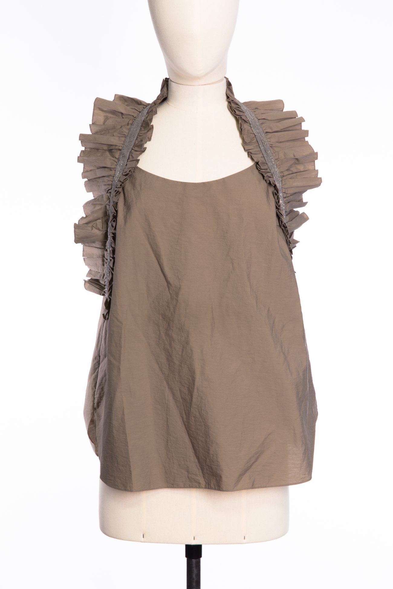 Brunello Cucinelli Sleeveless monili beads top