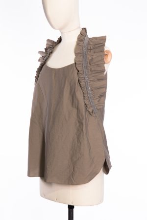 Brunello Cucinelli Sleeveless monili beads top