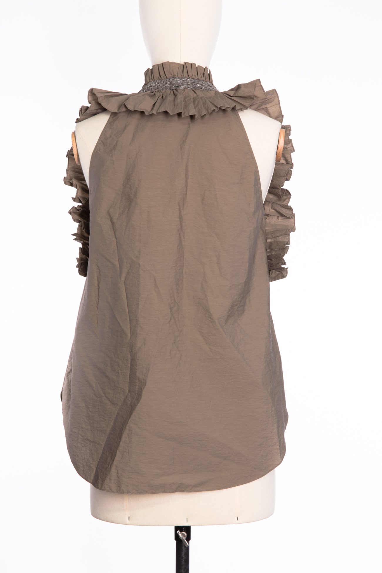 Brunello Cucinelli Sleeveless monili beads top