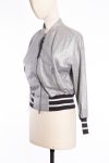 Brunello Cucinelli Silver cotton Monili zip sweater