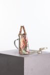 Gucci Multicolor printed blooms leather mini bamboo tote