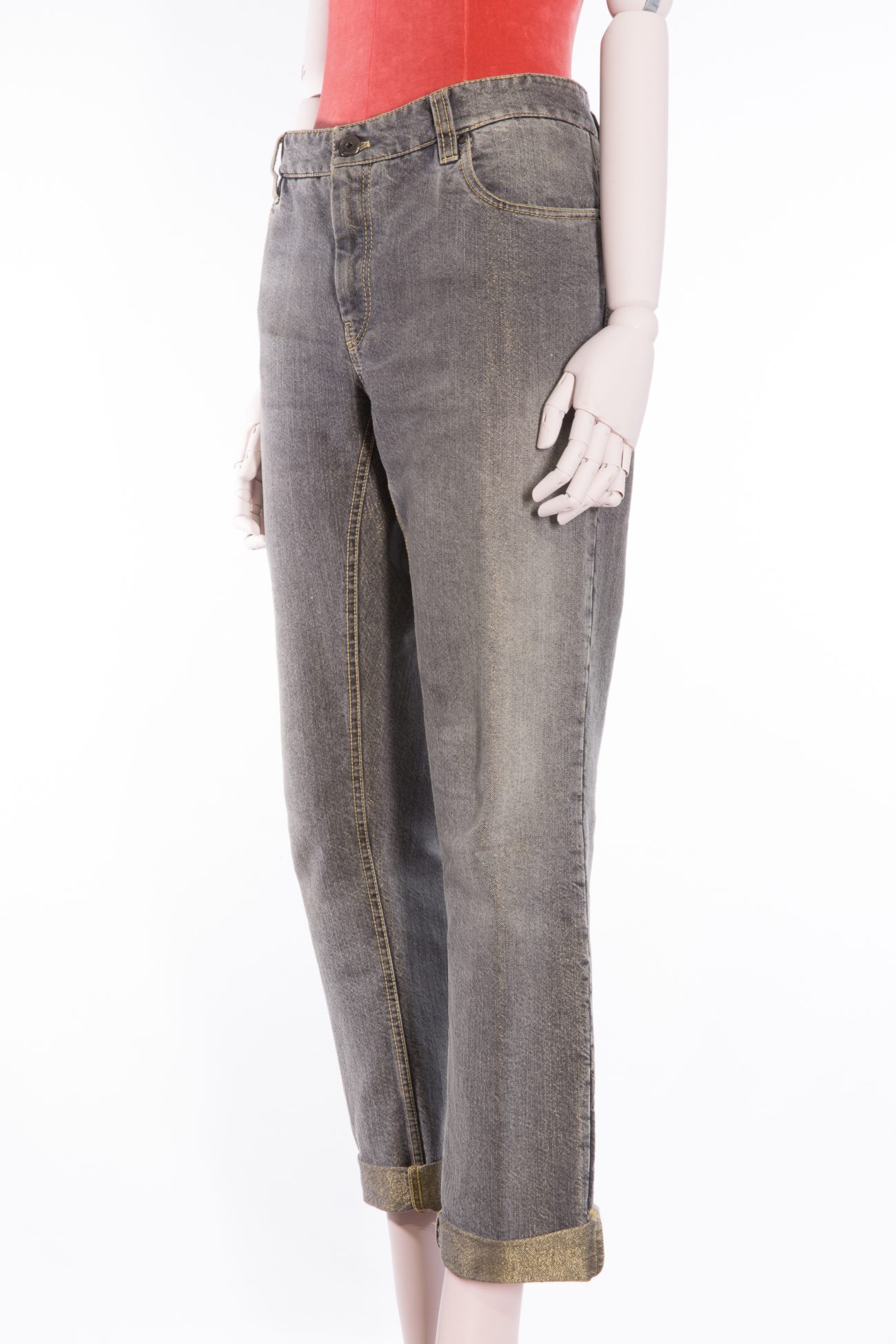 Brunello Cucinelli Roll-cuffs straight-leg jeans