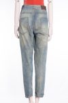 Brunello Cucinelli Jeans with 4 buttons and distressed wash pear pockets
