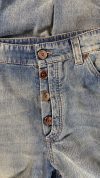 Brunello Cucinelli Jeans with 4 buttons and distressed wash pear pockets