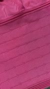 Versace Viscose blend knit crop top in pink