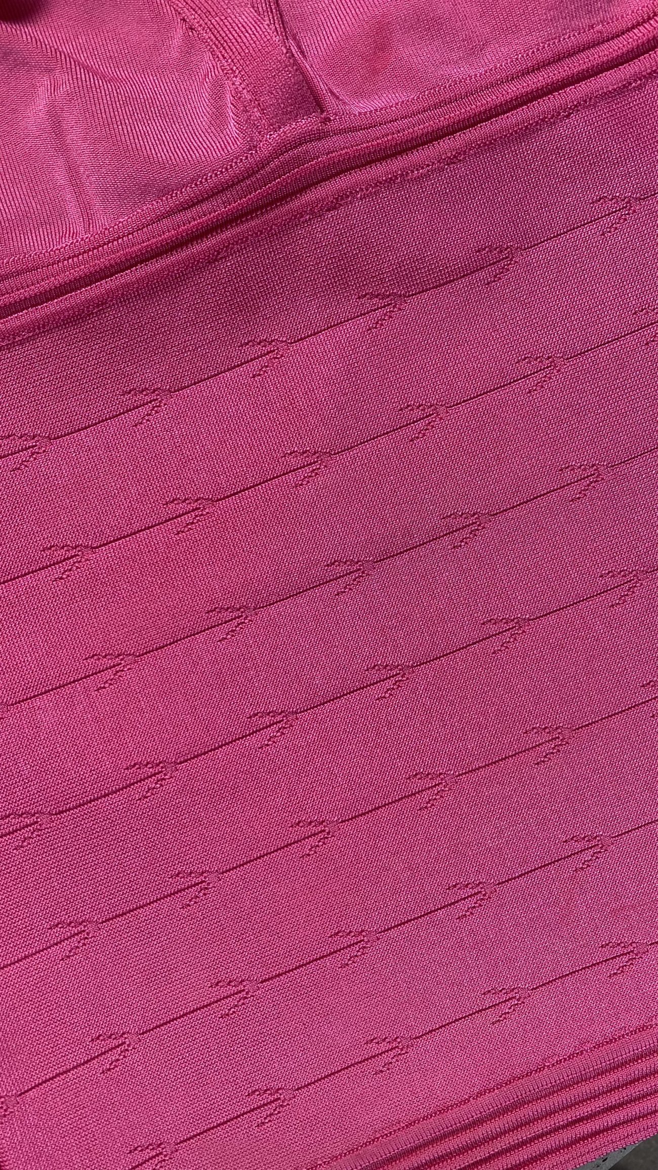 Versace Viscose blend knit crop top in pink