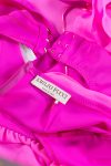 Emilio Pucci Gathered silk-chiffon and stretch-jersey halter neck bodysuit