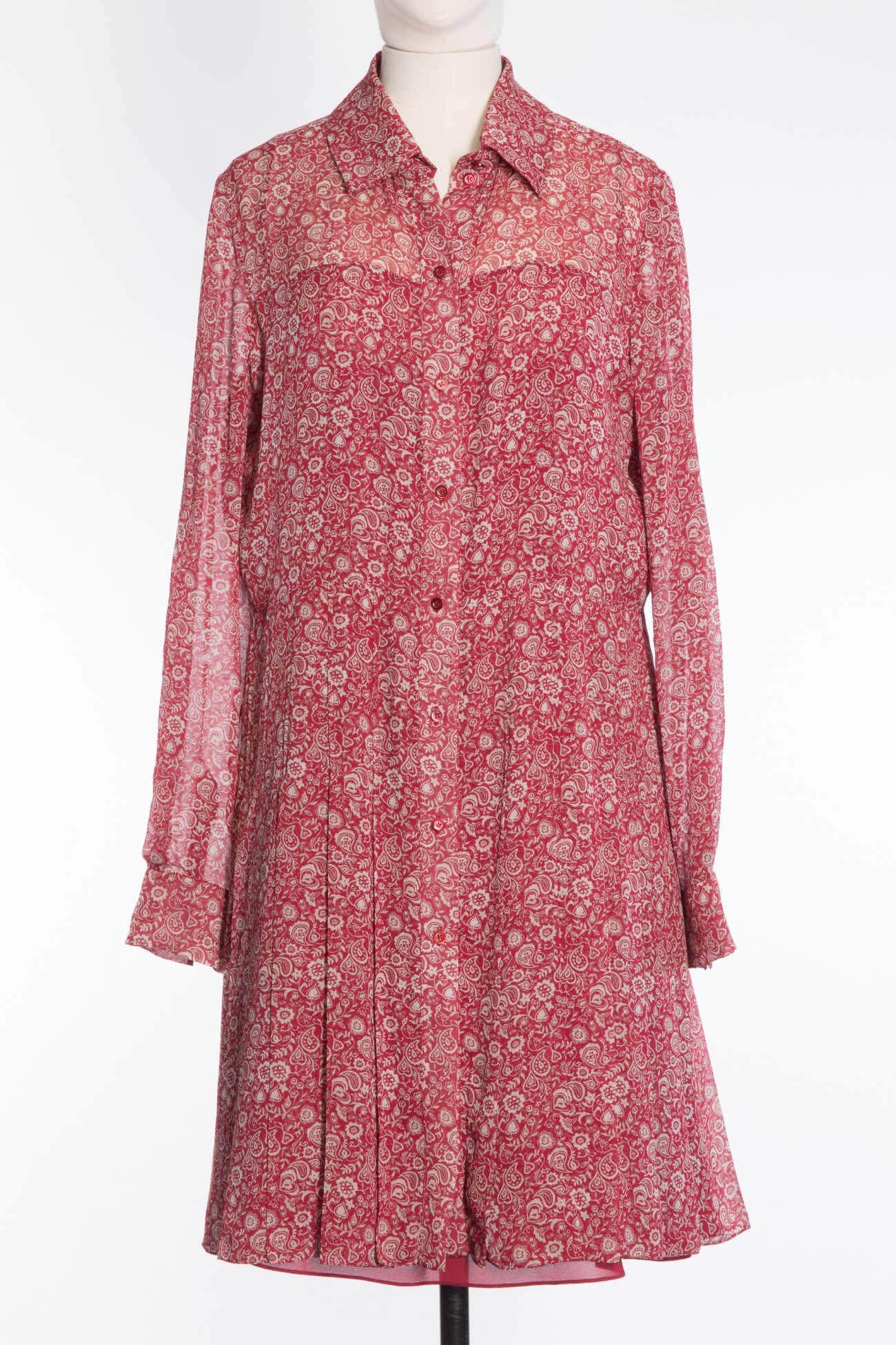 Christian Dior Floral print silk dress 
