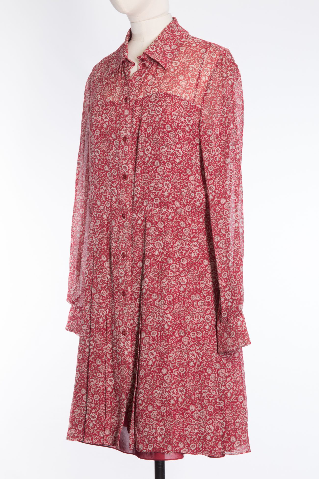 Christian Dior Floral print silk dress 
