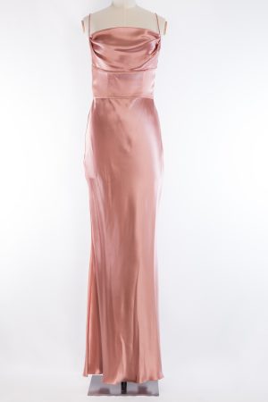 Dolce Gabbana Long silk dress in blush