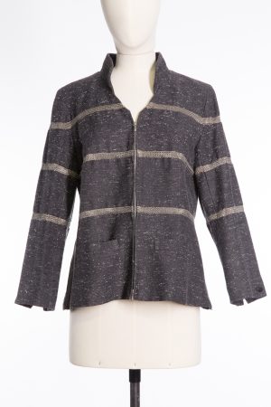 Chanel Vintage jacket with lace metal inserts