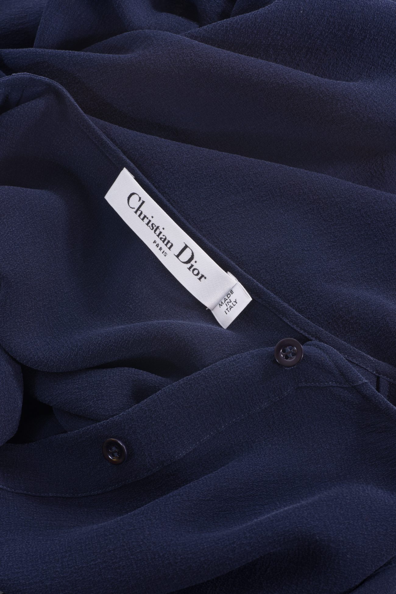 Christian Dior Sheer blouse with plastron