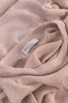 Brunello Cucinelli Linen round neck sweater with sequins