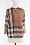 Burberry Check stretch cotton shirt