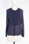 Christian Dior Sheer blouse with plastron