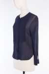 Christian Dior Sheer blouse with plastron