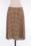 Burberry Pleated check skirt