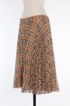 Burberry Pleated check skirt