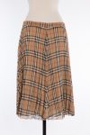 Burberry Pleated check skirt