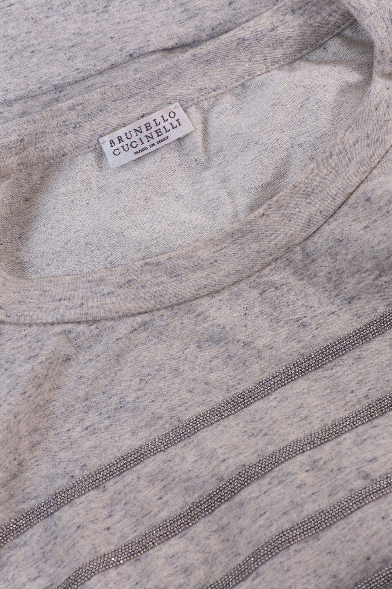 Brunello Cucinelli Cotton Monili bead-embellished sweater