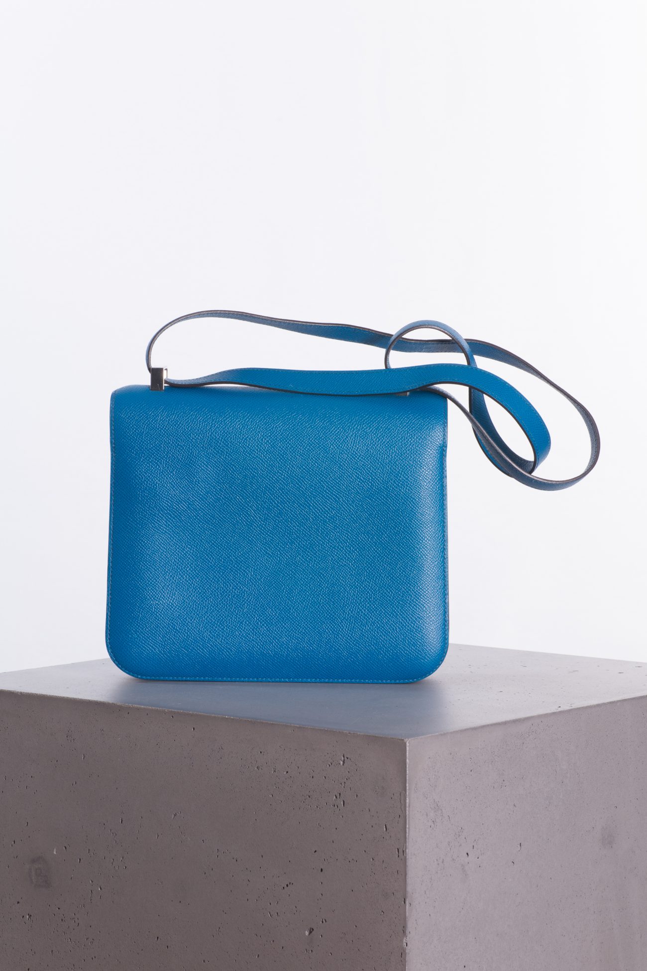 Hermes Constance 24 epsom leather in cobalt blue