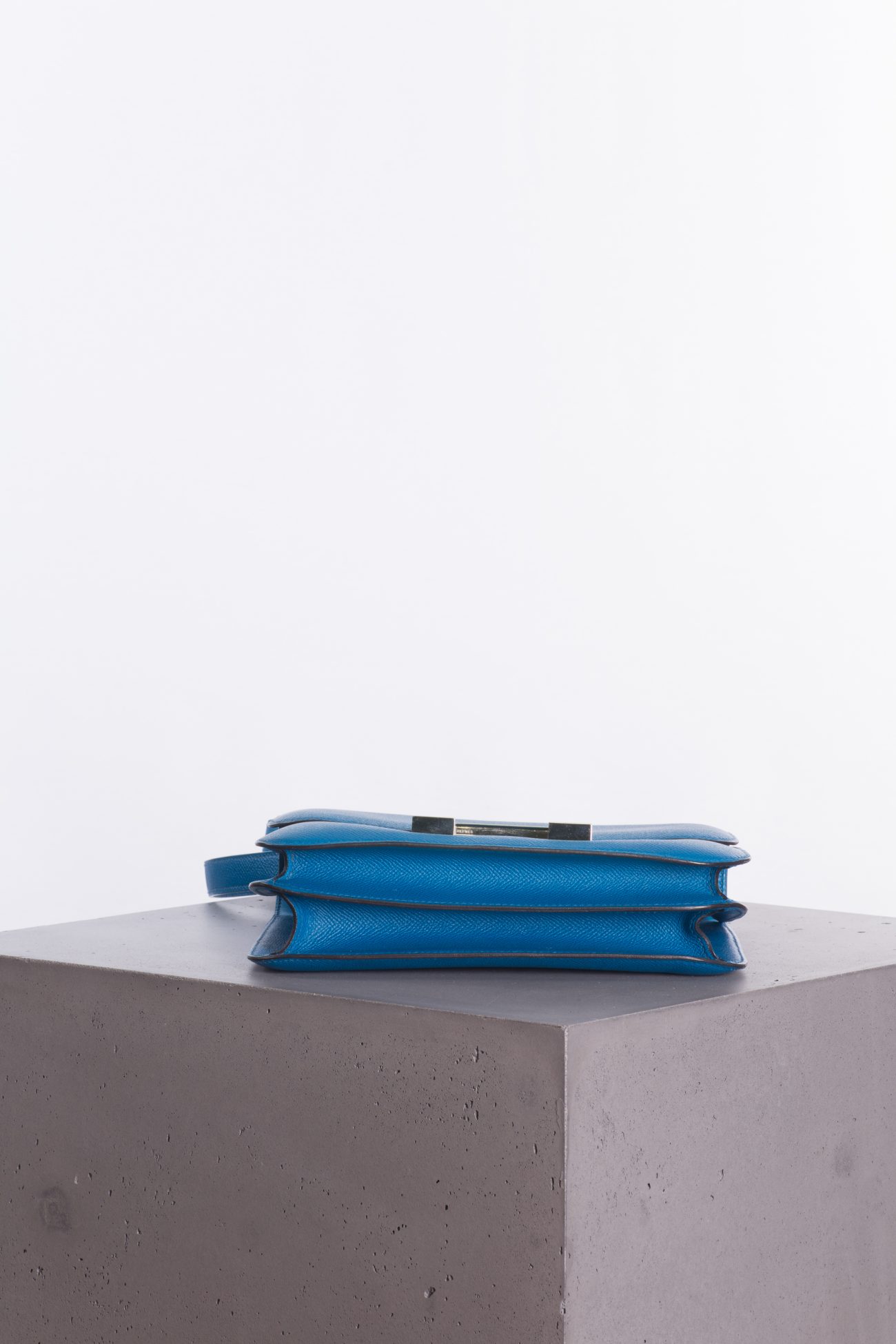 Hermes Constance 24 epsom leather in cobalt blue