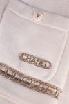 Chanel Cashmere cardigan with decorative chain
