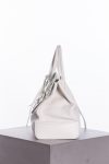 Ralph Lauren White leather Ricky 27 top handle bag
