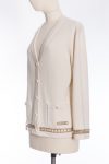 Chanel Cashmere cardigan with decorative chain