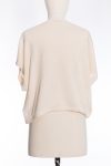 Brunello Cucinelli Linen round neck sweater with sequins and Monili beads