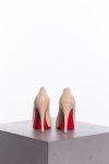 Christian Louboutin Very Privé 120 mm platform pumps in nude