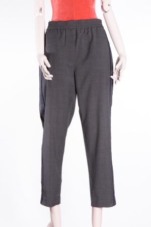 Brunello Cucinelli Virgin wool pants with elastic waist band