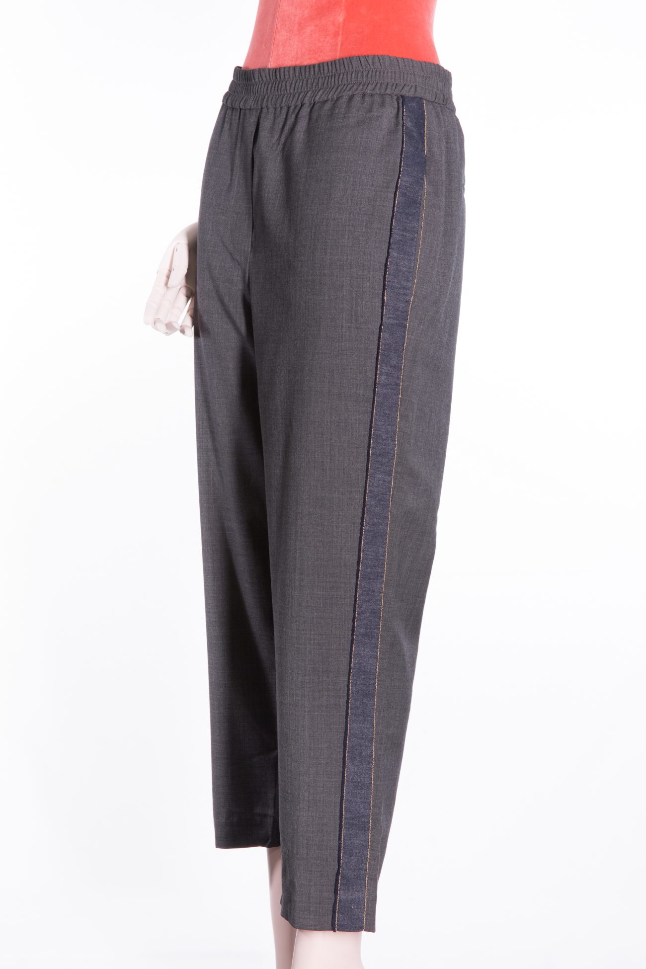Brunello Cucinelli Virgin wool pants with elastic waist band