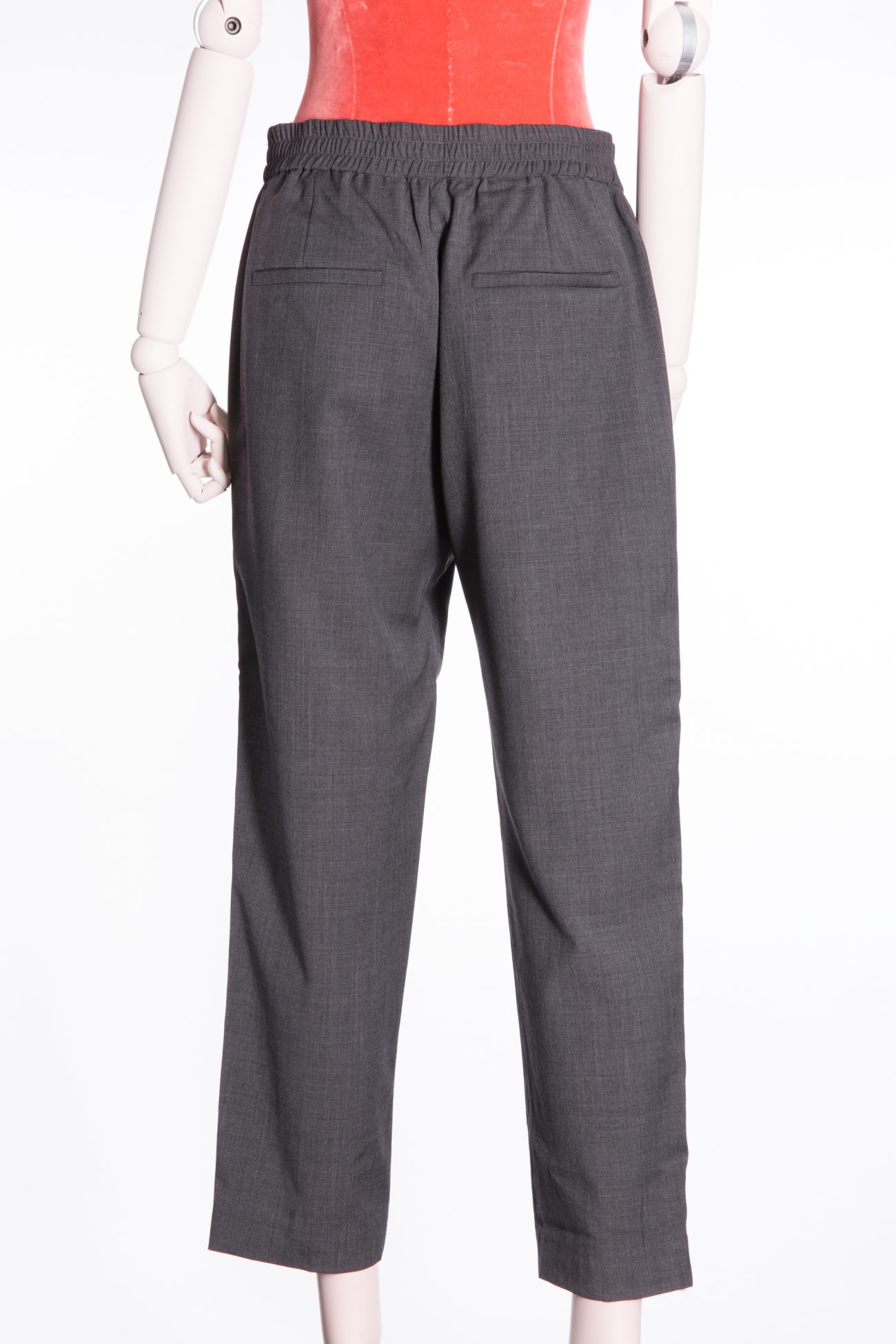 Brunello Cucinelli Virgin wool pants with elastic waist band