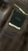 Agnona Exclusive leather jacket in chocolate for Harrods (London)