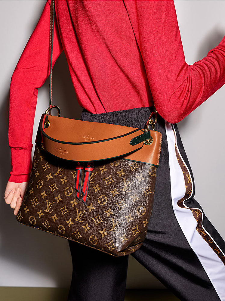 Louis Vuitton Caramel monogram canvas Tuileries besace bag