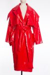 Masterpeace Artificial leather trench coat