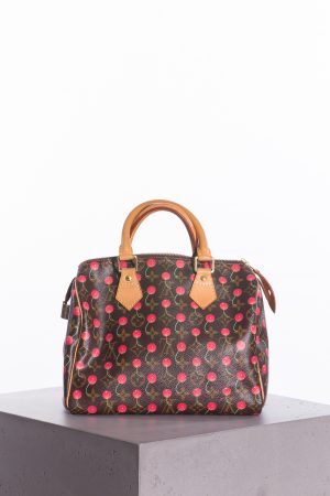 Louis Vuitton Limited edition Takashi Murakami cherry monogram Speedy 25 Bag