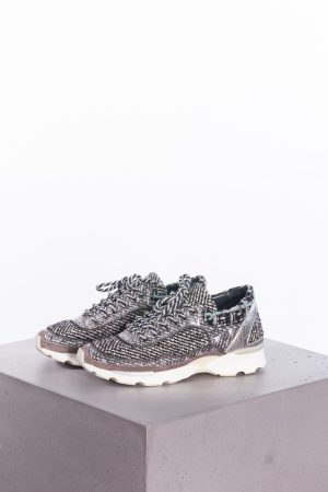 Chanel Black and white tweed  sneakers