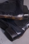 Louis Vuitton Midnight blue leather ankle boots