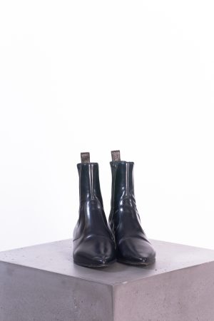 Louis Vuitton Midnight blue leather ankle boots